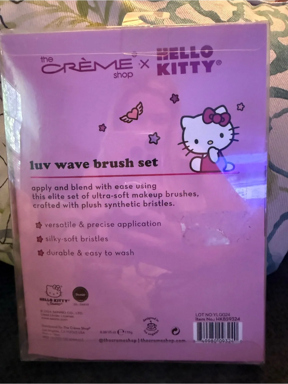 Hello Kitty Pink Luv Wave Brush Set